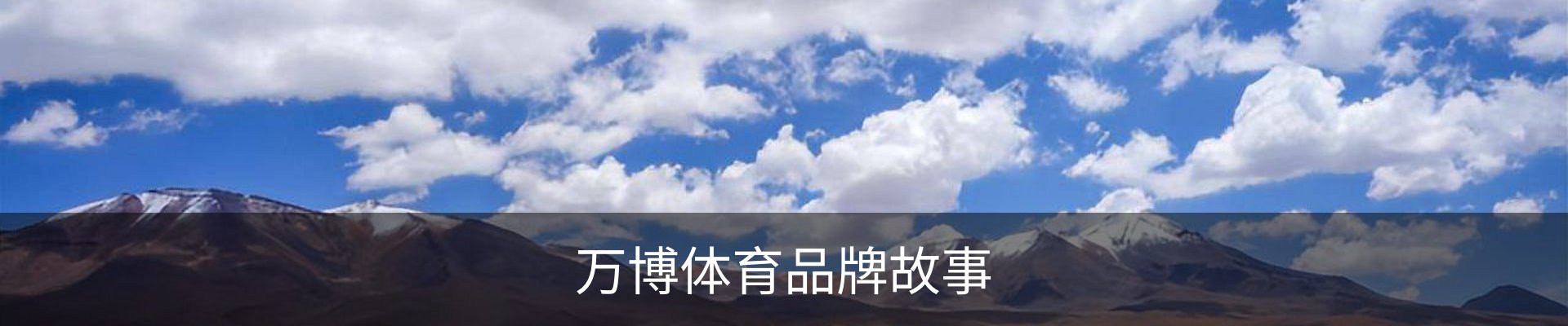 万博体育品牌故事